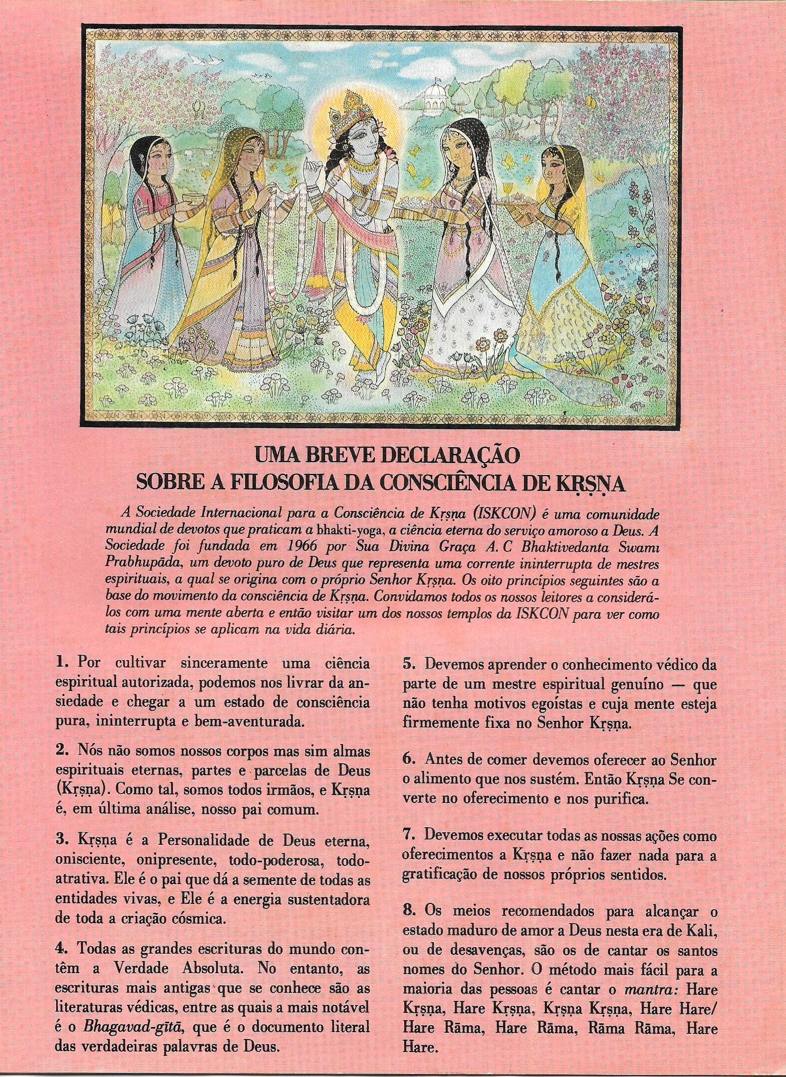 VIDA SOCIAL : É O MOVIMENTO HARE KRISHNA AMOR ?