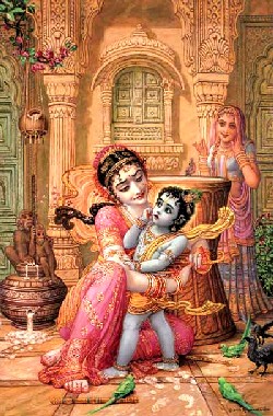 Krishna-Damodara com Me Yashoda