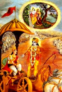 Srimad Bhagavad-gita - Krishna instrui Arjuna